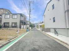 【神奈川県/横浜市港北区綱島東】港北区綱島東4丁目　建築条件付土地 前面道路