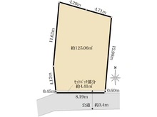 【神奈川県/鎌倉市大船】鎌倉市大船　土地　全1区画 区画図