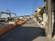 【神奈川県/横浜市栄区桂台西】栄区桂台西2丁目　土地　2区画/全8区画 前面道路：2区画/全8区画（写真中央）