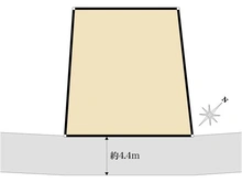 【神奈川県/鎌倉市今泉台】鎌倉市今泉台4丁目　土地　全1区画 区画図