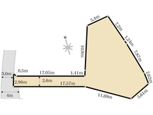 【神奈川県/鎌倉市岩瀬】鎌倉市岩瀬　売地 区画図