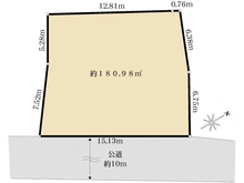 【神奈川県/鎌倉市鎌倉山】鎌倉市鎌倉山4丁目　土地　全1区画 区画図