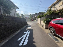 【神奈川県/鎌倉市今泉台】鎌倉市今泉台2丁目　土地 前面道路