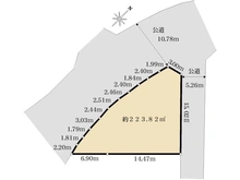 【神奈川県/鎌倉市今泉台】鎌倉市今泉台2丁目　土地 区画図