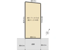 【神奈川県/鎌倉市台】鎌倉市台一丁目　売地 区画図