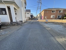 【神奈川県/茅ヶ崎市松が丘】茅ヶ崎市松が丘2丁目　土地　B区画/全2区画 前面道路