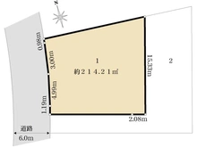 【神奈川県/横浜市青葉区つつじが丘】セキュレア横濱つつじが丘II LUCIA STAGE1号地 区画図