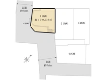 【神奈川県/川崎市宮前区宮崎】宮前区宮崎売地　1区画（全7区画） 区画図