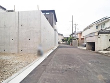 【神奈川県/横浜市青葉区あざみ野】青葉区あざみ野1丁目売地 前面道路