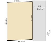 【神奈川県/横浜市青葉区あざみ野】青葉区あざみ野1丁目売地 区画図