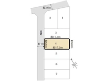 【東京都/東村山市萩山町】東村山市萩山町売地全7区画(4) 区画図
