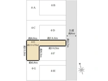【東京都/小平市鈴木町】小平市鈴木町1丁目売地(5) 区画図