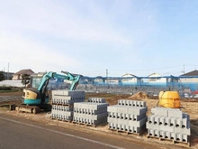 【東京都/小平市鈴木町】小平市鈴木町1丁目売地(8・4-H) 現地：全16区画 手前側・左端