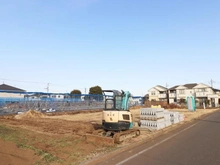 【東京都/小平市鈴木町】小平市鈴木町1丁目売地(8・4-H) 現地：全16区画 手前側・左端