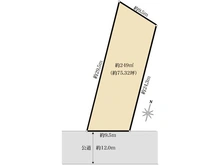 【東京都/立川市羽衣町】立川市羽衣町2丁目売地 区画図