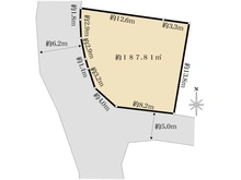 【神奈川県/横浜市都筑区すみれが丘】横浜市都筑区すみれが丘　土地 区画図