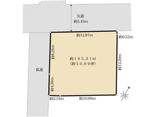 【東京都/世田谷区東玉川】世田谷区東玉川1丁目　古家付売地 区画図