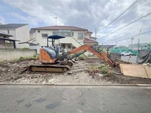 【東京都/世田谷区上用賀】世田谷区上用賀三丁目　建築条件付売地　(2)区画（全2区画） 現地：全2区画、右側