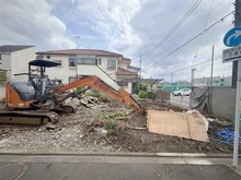 【東京都/世田谷区上用賀】世田谷区上用賀三丁目　建築条件付売地　(2)区画（全2区画） 現地：全2区画、右側