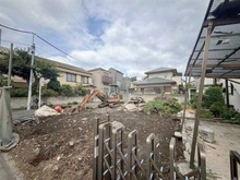 【東京都/世田谷区上用賀】世田谷区上用賀三丁目　建築条件付売地　(2)区画（全2区画） 現地：全2区画、手前側