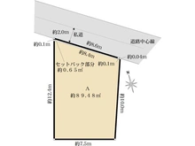 【東京都/杉並区高井戸東】杉並区高井戸東1丁目売地 区画図