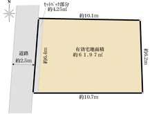 【東京都/杉並区方南】杉並区方南1丁目　売地 区画図