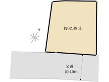 【東京都/杉並区和泉】杉並区和泉2丁目　土地　A区画 区画図