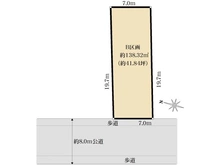 【東京都/目黒区碑文谷】目黒区碑文谷4丁目　売地 区画図