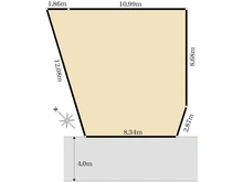【東京都/世田谷区北沢】世田谷区北沢1丁目　建築条件付土地 区画図