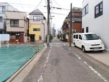 【東京都/目黒区目黒本町】目黒区目黒本町5丁目　建築条件付土地 前面道路