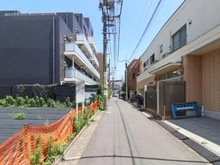 【東京都/目黒区鷹番】目黒区鷹番3丁目　売地 前面道路