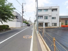 【東京都/目黒区碑文谷】目黒区碑文谷6丁目　建築条件付売地 前面道路