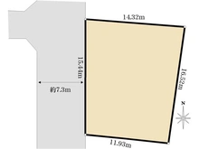 【東京都/目黒区碑文谷】目黒区碑文谷6丁目　建築条件付売地 区画図