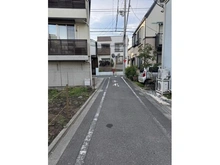 【東京都/目黒区中町】目黒区中町一丁目　建築条件付土地 前面道路