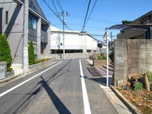 【東京都/杉並区本天沼】杉並区本天沼2丁目　建築条件付売地 前面道路