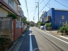 【東京都/杉並区本天沼】杉並区本天沼2丁目　建築条件付売地 前面道路