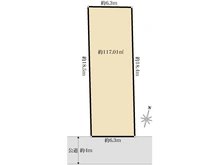 【東京都/練馬区土支田】練馬区土支田4丁目【売地】 区画図