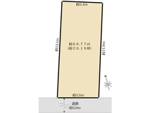 【東京都/練馬区練馬】練馬区練馬4丁目　売地 区画図