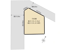 【東京都/世田谷区深沢】世田谷区深沢6丁目　土地 区画図