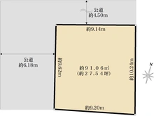 【東京都/品川区二葉】品川区二葉三丁目　売地 区画図