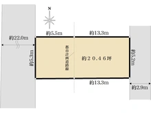 【東京都/江東区住吉】江東区住吉二丁目 区画図