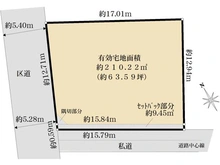 【東京都/杉並区高円寺北】杉並区高円寺　分譲地 区画図