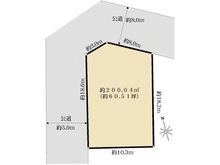 【東京都/中野区上鷺宮】中野区上鷺宮五丁目　分譲地 区画図