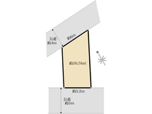 【東京都/港区西麻布】港区西麻布二丁目土地 区画図