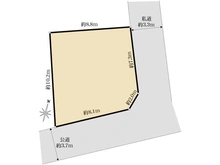 【東京都/渋谷区笹塚】渋谷区笹塚2丁目 区画図