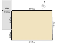 【東京都/世田谷区上祖師谷】上祖師谷3丁目土地 建築条件付き売地 区画図