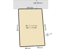 【東京都/世田谷区桜上水】世田谷区桜上水2丁目　土地 区画図
