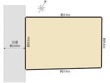 【東京都/世田谷区桜上水】世田谷区桜上水3丁目売地(古屋付き) 区画図
