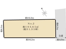 【東京都/世田谷区船橋】シティガーデン千歳船橋I　売地 区画図