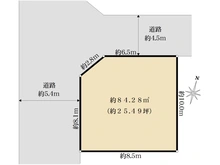 【東京都/世田谷区赤堤】世田谷区赤堤3丁目土地 区画図
